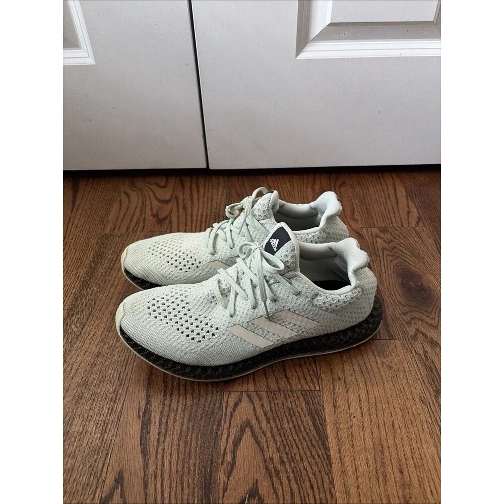 Adidas 4D Futurecraft Running Linen Green Shoe GX6603 - Women’s Size 10